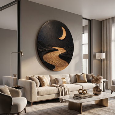 Contemporary Landscape Wall Art For Living Room