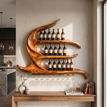 Statement Wine Storage Rack For Dining Room