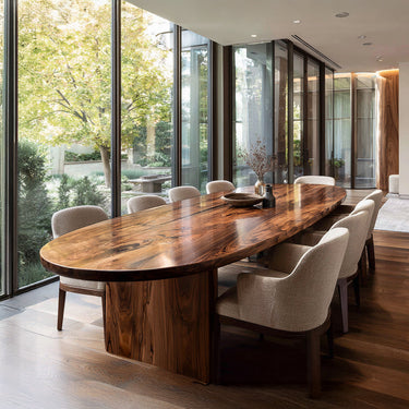 Contemporary Oval Dining Table For Dining Room