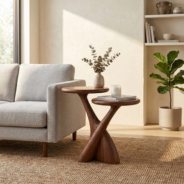 Mid Century Side Table For Bedroom Lounge