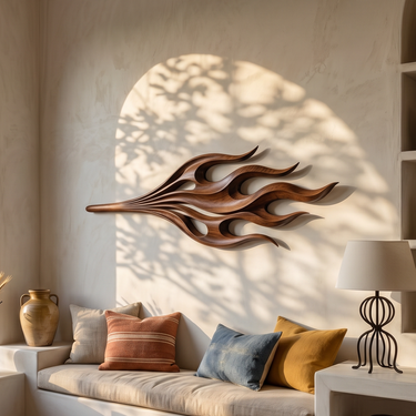 Modern Abstract Wall Art Panel For Grand Foyer Interior