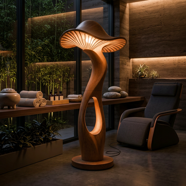 Modern Toadstool Floor Lamp For Lounge Area