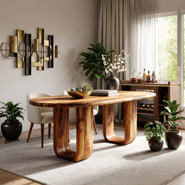 Contemporary Dining Table For Home Bar Area