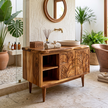 Luxury Wood Vanity Unit For Master Suite