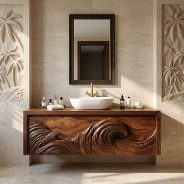 Modern Floating Bathroom Vanity For Luxury Home