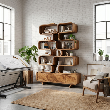 Contemporary Bookshelf For Home Office