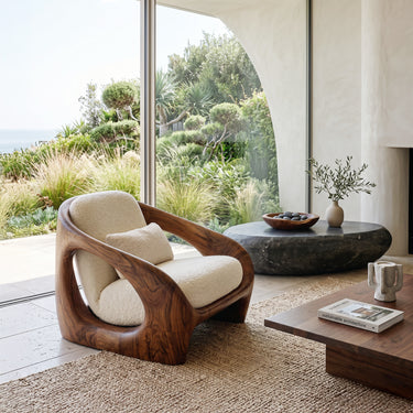 Minimalist Wooden Armchair For Contemporary Home