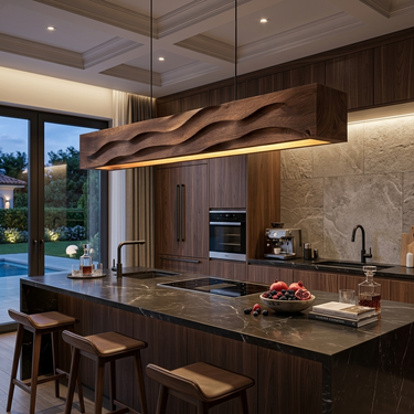 Elegant Pendant Light Combining Modern Design For Kitchen