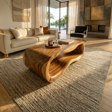 Luxury Sculptural Coffee Table For Villa