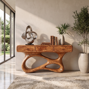Designer Console Table For Contemporary Living Room