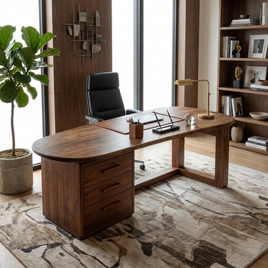 Mid Century Work Desk For Study Room