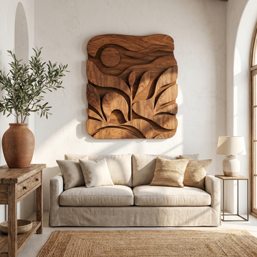 Contemporary Botanical Wall Art For Living Room