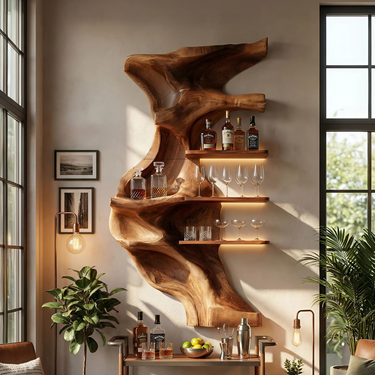 Minimalist Shelving Unit For Bedroom Space Saving