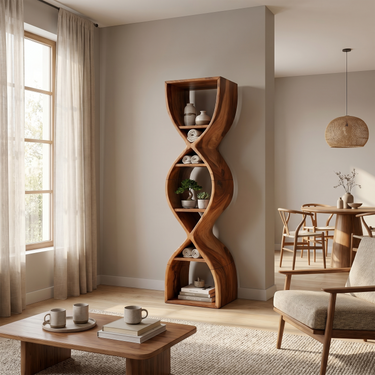 Contemporary Display Bookcase For Living Room