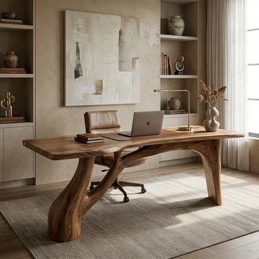 Rustic Writing Table For Home Workspace