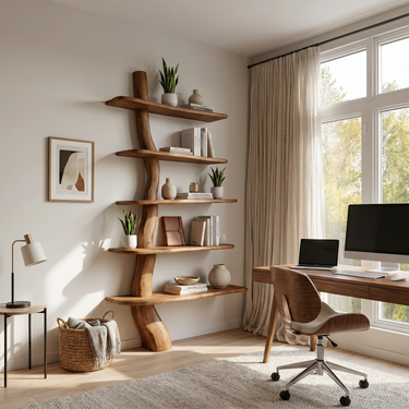 Modern Tree Bookshelf For Reading Corner