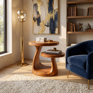 Contemporary Side Table For Lounge Corner