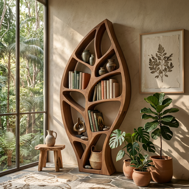Minimalist Open Bookcase For Modern Home Office