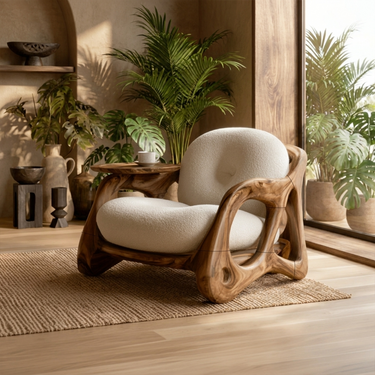 Tropical Accent Chair For Sunroom