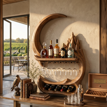 Modern Landscape Wine Storage Display For Living Space