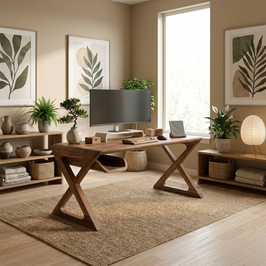 Organic Modern Computer Desk For Bedroom