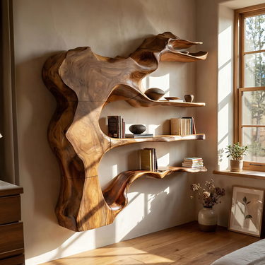 Modern Floating Shelves For Bedroom Wall Storage Organizer