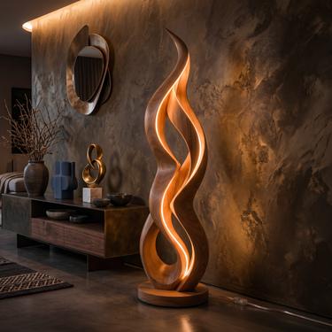 Minimalist Halo Floor Lamp For Modern Interior