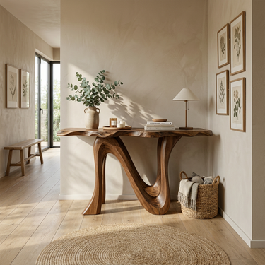 Rustic Console Table For Entryway Living Room