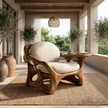 Contemporary Accent Chair For Living Room