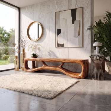 Modern Designer Bench For Living Room Entryway