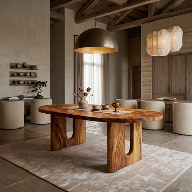 Rustic Dining Table For Farmhouse Dining Space