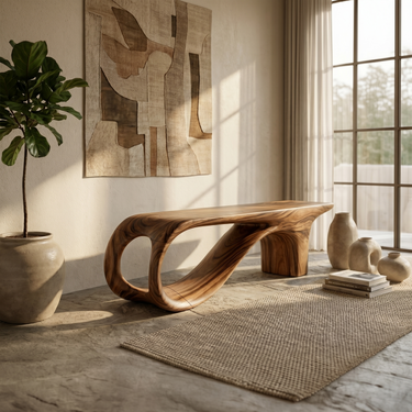 Contemporary Lounge Bench For Entryway
