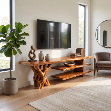 Contemporary Organic TV Cabinet For Living Room