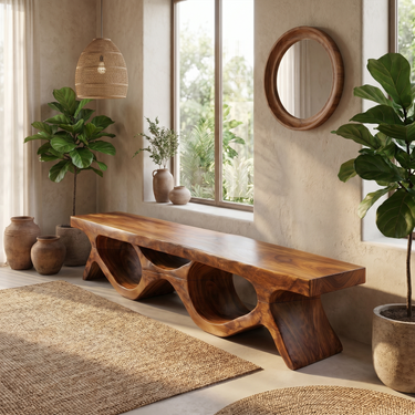 Contemporary Bench For Hallway Living Room