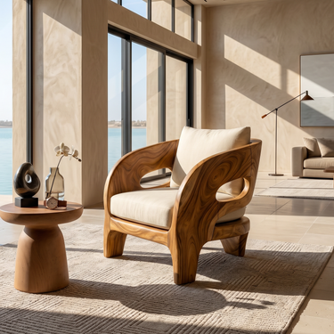 Tropical Resort Style Lounge Chair Garden Retreat