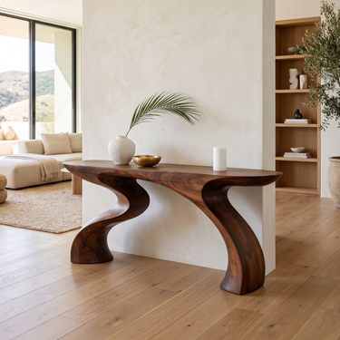 Mid Century Sculptural Accent Table For Lounge Interior Area
