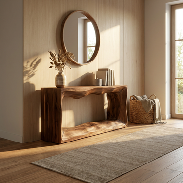 Rustic Console Table For Foyer Entryway