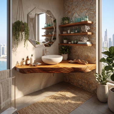 Coastal Wall Mounted Vanity Ocean View Home