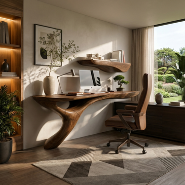 Mid Century Writing Desk For Home Office