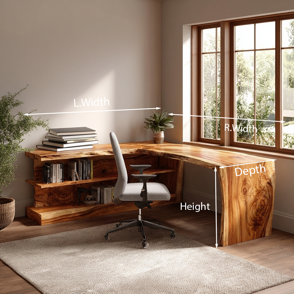 Timber Storage Container Desk Wooden Desk With Storage Design For Home Workspace – Roy Timber