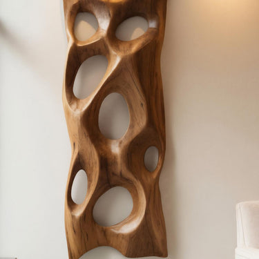 Contemporary Sculptural Wall Art With Abstract Design For Entryway