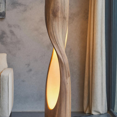 Artistic Twisted Floor Lamp For Bedroom Or Living Room