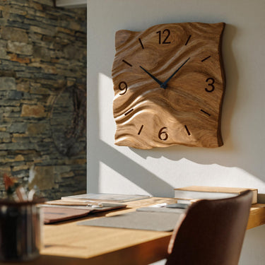 Contemporary Handcrafted  Wall Clock For Living Room Interior