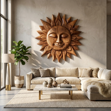 Contemporary Sun Wall Art For Living Room