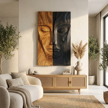 Artistic Face Wall Art For Living Room