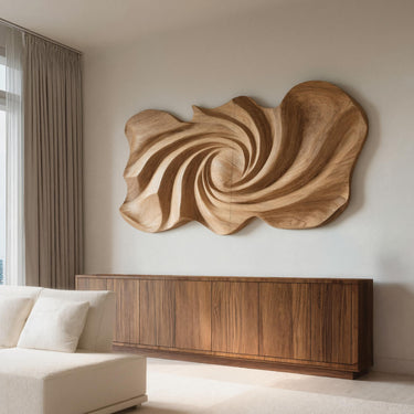Abstract Swirl Flow Panel For Living Room Decoration