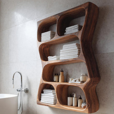 Modern Wall Mounted Bathroom Shelf For Bathroom Decor