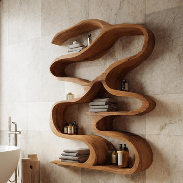 Modern Wall Mounted Shelf For Bathroom Decor