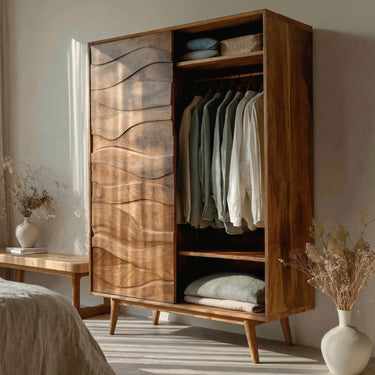 Artistic Sculptural Wardrobe For Bedroom Decor Interior