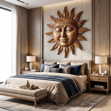 Mediterranean Sun Wall Art For Living Room